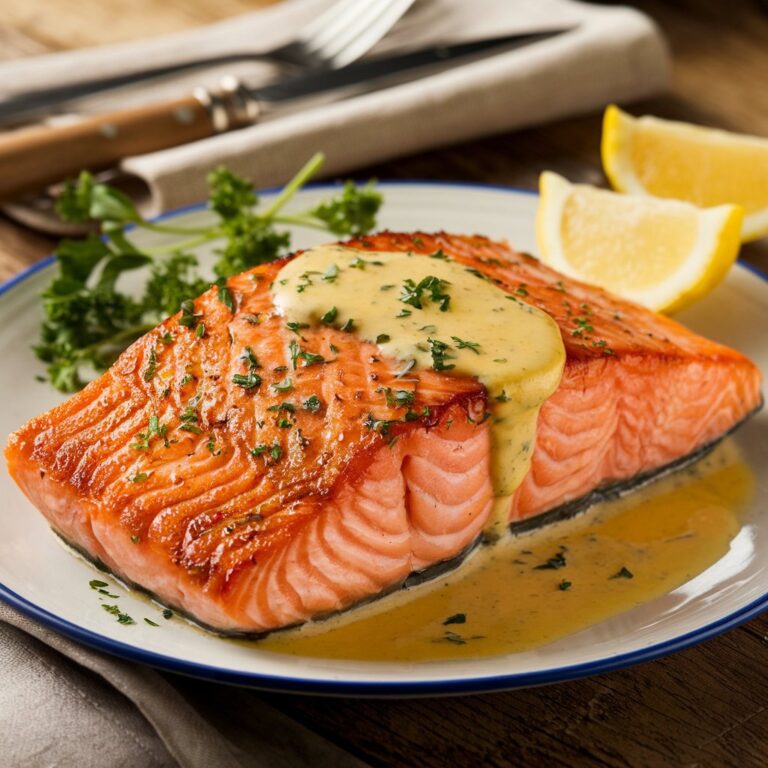 salmon with lemon