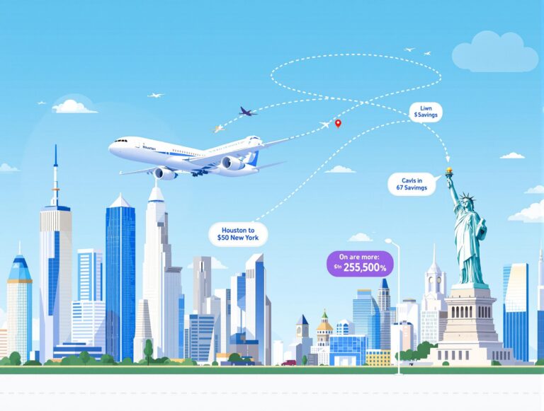 Houston to New York flights
